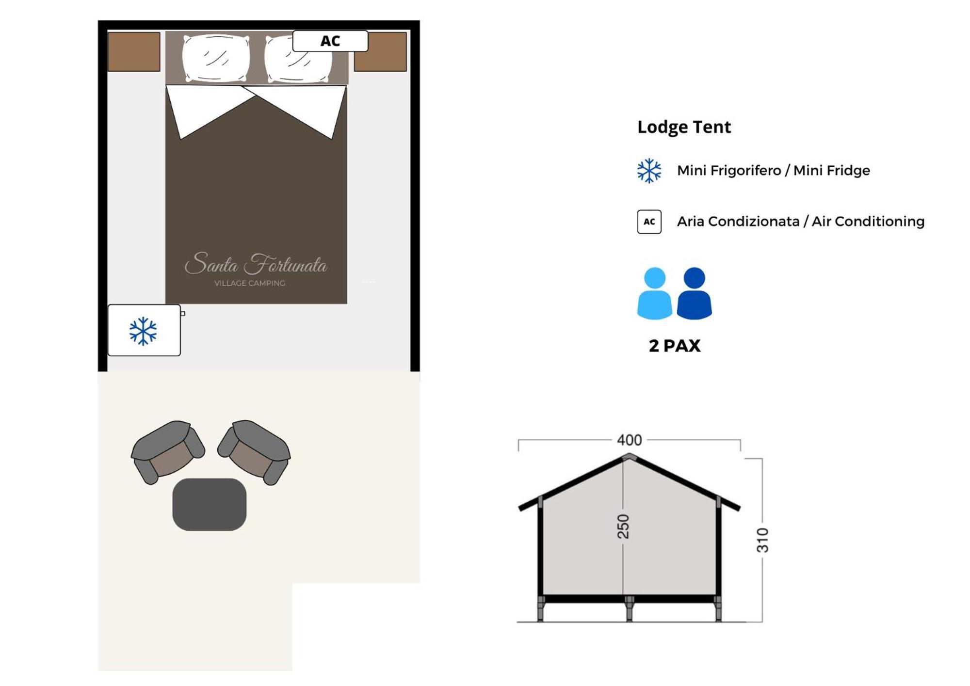 Hostel & Glamping Santa Fortunata Σορέντο Δωμάτιο φωτογραφία